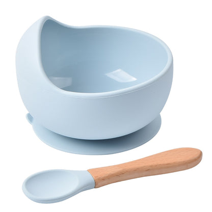BPA Free Silicon Suction Bowl & Spoon Set