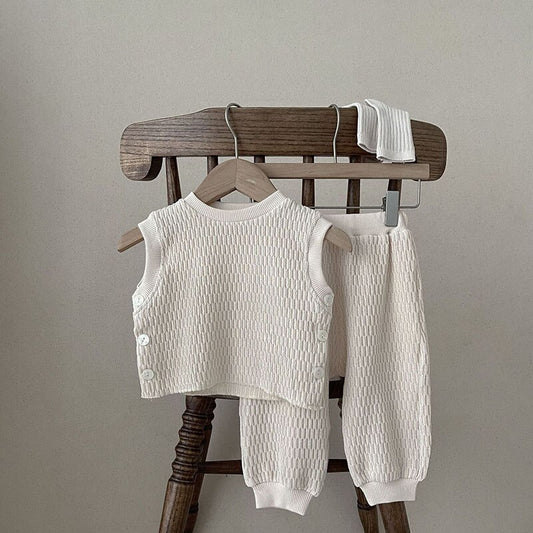 Sleeveless Knit Set